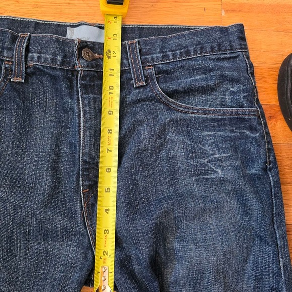 Levis SilverTab Mens Bootcut Jeans Blue Denim Size 34x34 Vintage Y2K Grunge - Picture 7 of 10